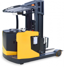 XCMG official 1.5 ton 2 ton 2.5 ton electric stacker China new stand-on reach stacker forklift price